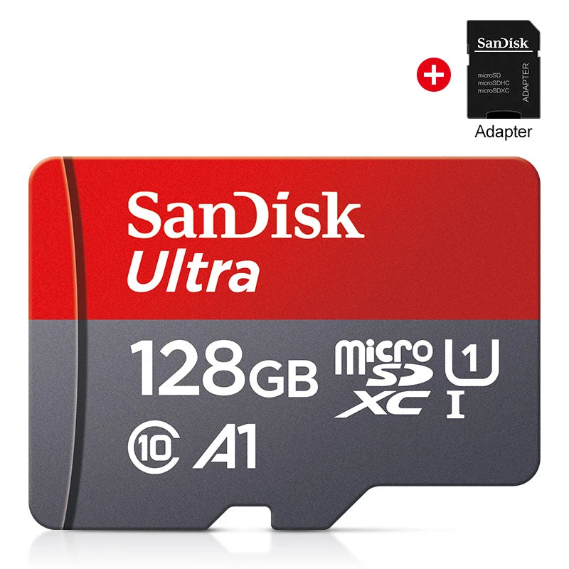 100% Original SanDisk Micro tf SD Card Class 10 TF Card 32GB 64GB 128GB Memory Card for Phone Tablet Flash Card