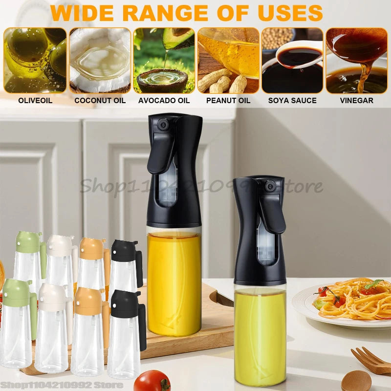 Plastic Spray Oil Sprayer Bottle Spray Oil Dispenser Oil Jar Cruet BBQ Kitchen Baking Roasting Picnic Kitchen Tool