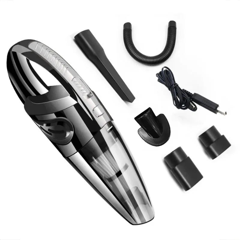 Wireless Vacuum Cleaner Powerful Cyclone Suction Rechargeable Handheld Car Vacuum Cleaner Quick Charge for Car Home Pet Hair