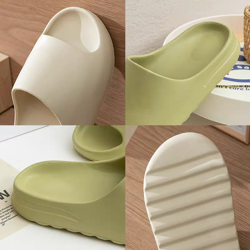 Coconut Slippers Cloud Thick-soled Sandals Summer Fashion Soft Bottom Beach Men Slippers Women's Sandals EVA Slides